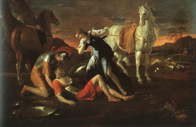 Nicolas Poussin Tancred and Erminia china oil painting image